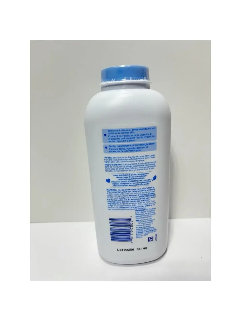 Johnson’s Baby Powder 425g Aloe & Vitamin E – New Sealed Fresh Scent